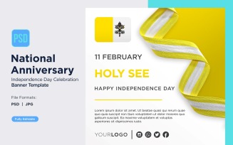 Holy See National Day Celebration Banner