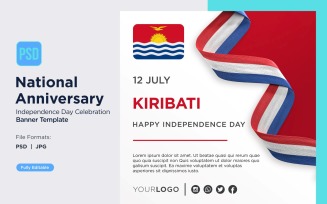 Kiribati National Day Celebration Banner