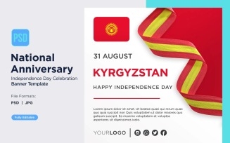 Kyrgyzstan National Day Celebration Banner
