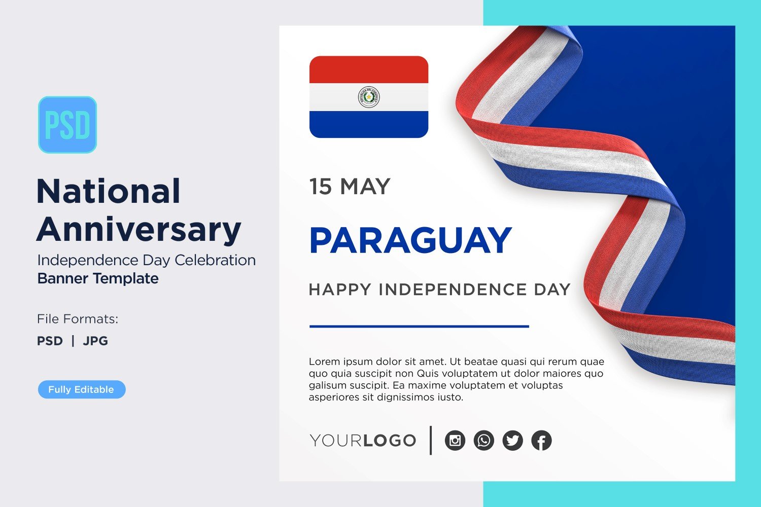 Template #402925 Day Celebration Webdesign Template - Logo template Preview