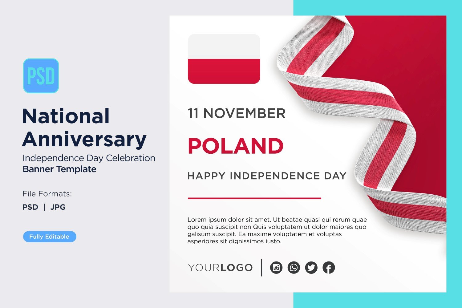 Template #402928 Day Celebration Webdesign Template - Logo template Preview