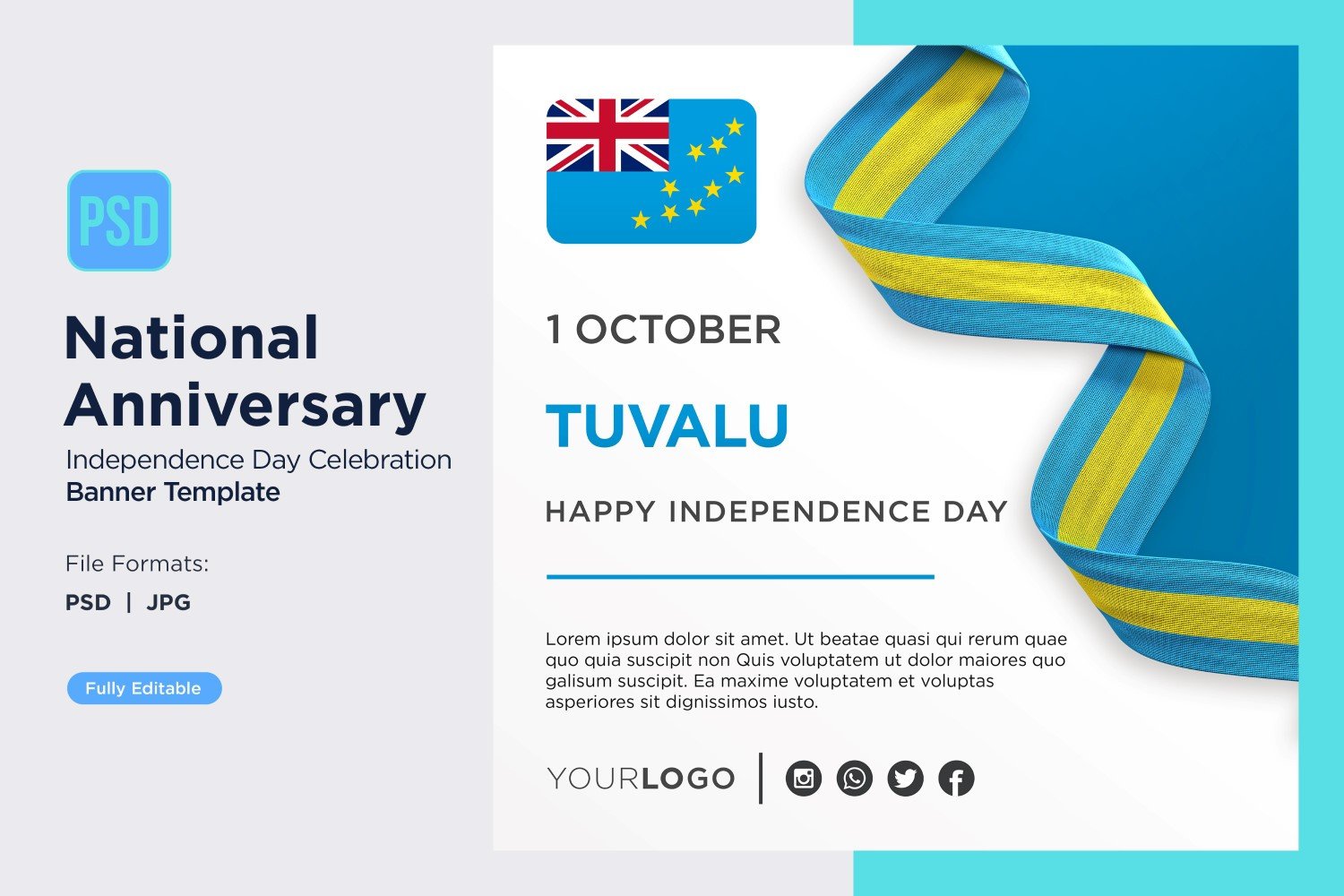 Template #402977 Day Celebration Webdesign Template - Logo template Preview