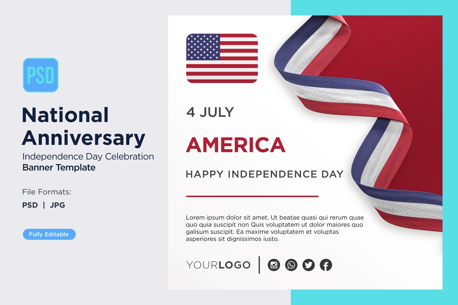 Kit Graphique #402982 Independence Day Divers Modles Web - Logo template Preview