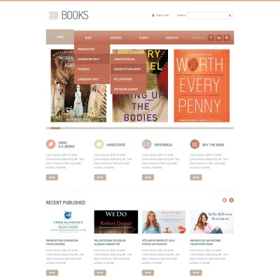 Website for book reviews