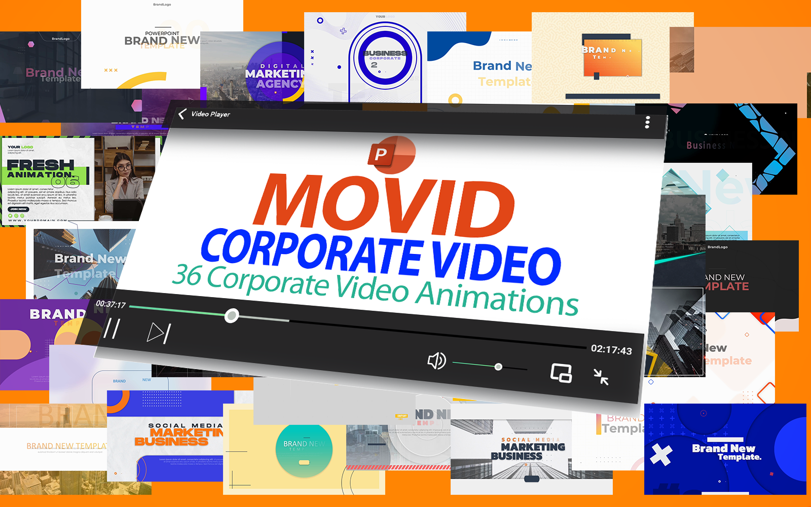 Template #403043 Corporate Video Webdesign Template - Logo template Preview