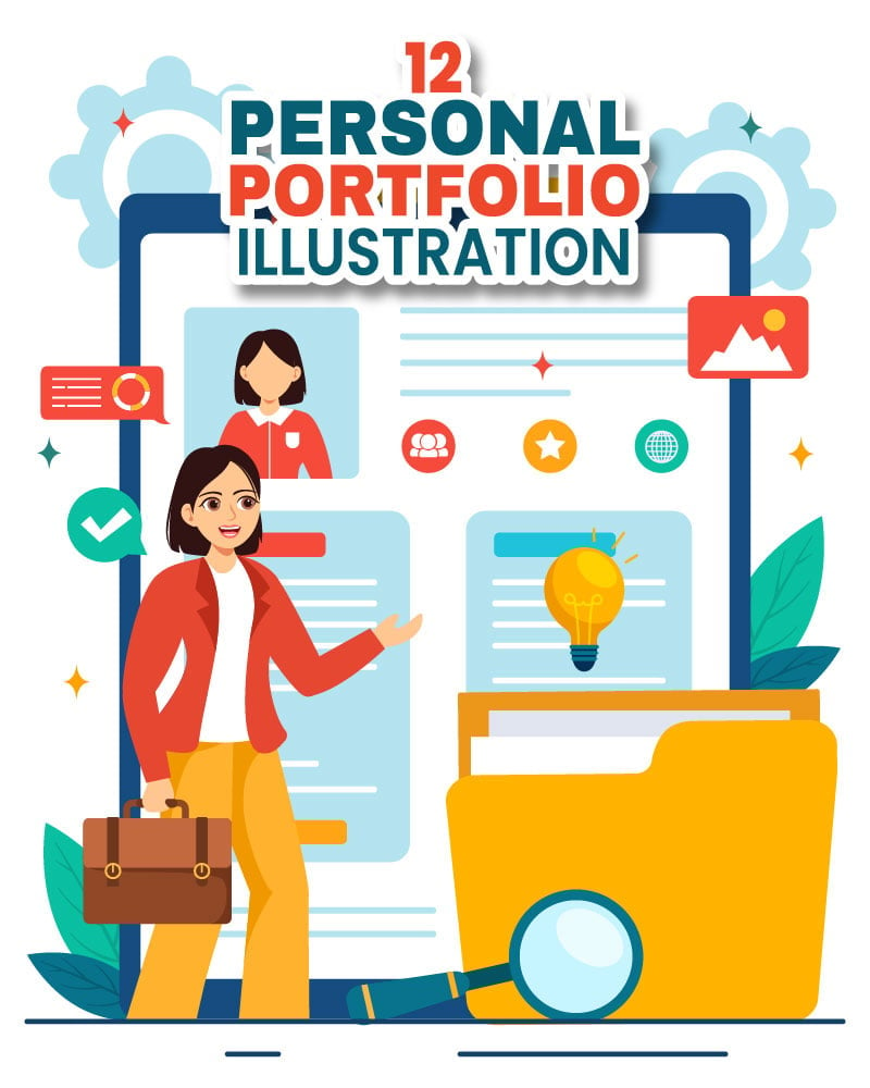 Kit Graphique #403077 Portfolio Portfolio Web Design - Logo template Preview