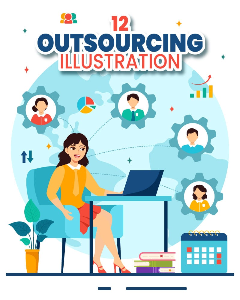 Template #403081 Outsourcing Outsourcing Webdesign Template - Logo template Preview