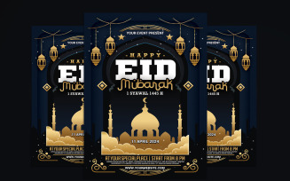 Eid Mubarak Flyer Poster Template