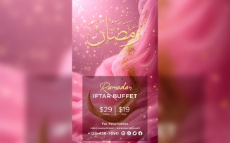 Ramadan Iftar Buffet Poster Design Template 112
