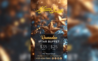 Ramadan Iftar Buffet Poster Design Template 72