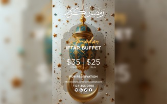 Ramadan Iftar Buffet Poster Design Template 81