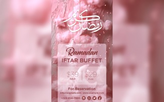 Ramadan Iftar Buffet Poster Design Template 84