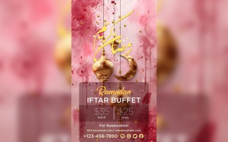 Ramadan Iftar Buffet Poster Design Template 94