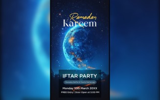 Ramadan Iftar Party Poster Design Template 114
