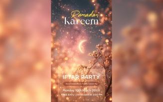 Ramadan Iftar Party Poster Design Template 136