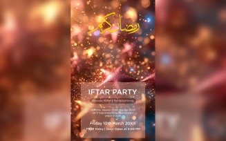 Ramadan Iftar Party Poster Design Template 137