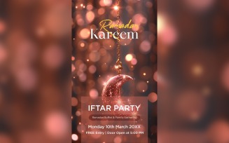 Ramadan Iftar Party Poster Design Template 90