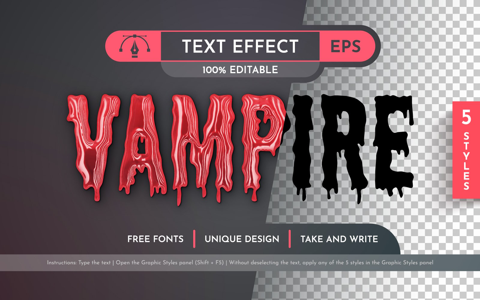 Kit Graphique #403231 Vampire Texte Divers Modles Web - Logo template Preview