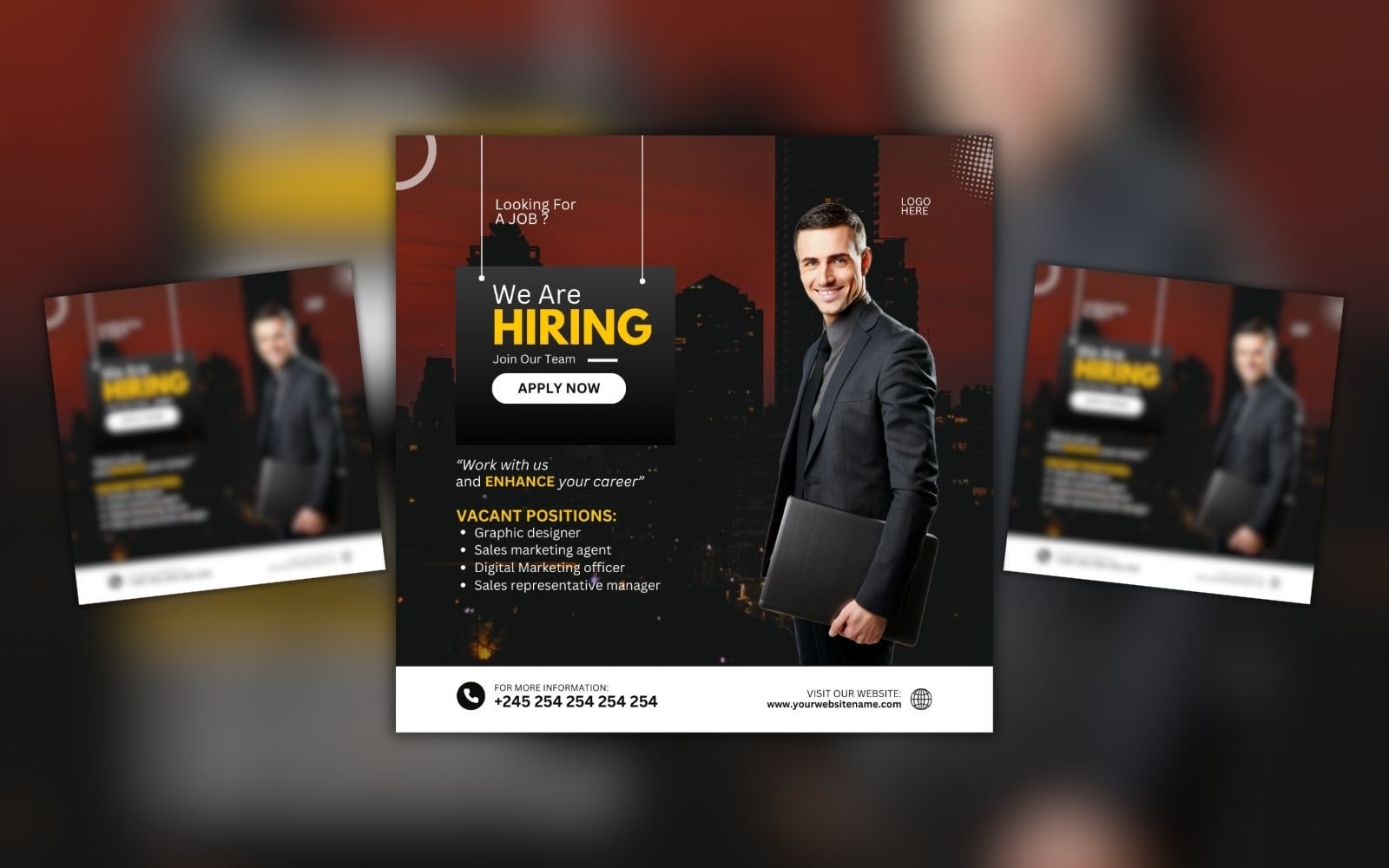 Template #403235 Banner Business Webdesign Template - Logo template Preview