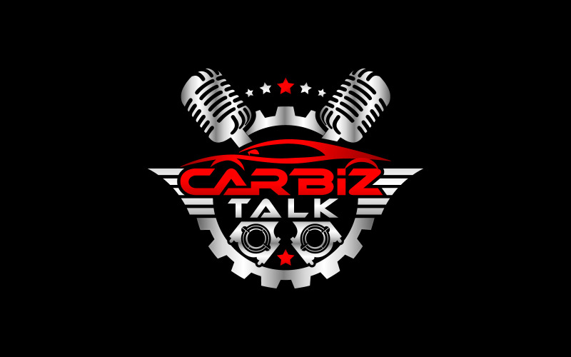 Automotive Car Business Talk Podcast Logo Design Logo Template