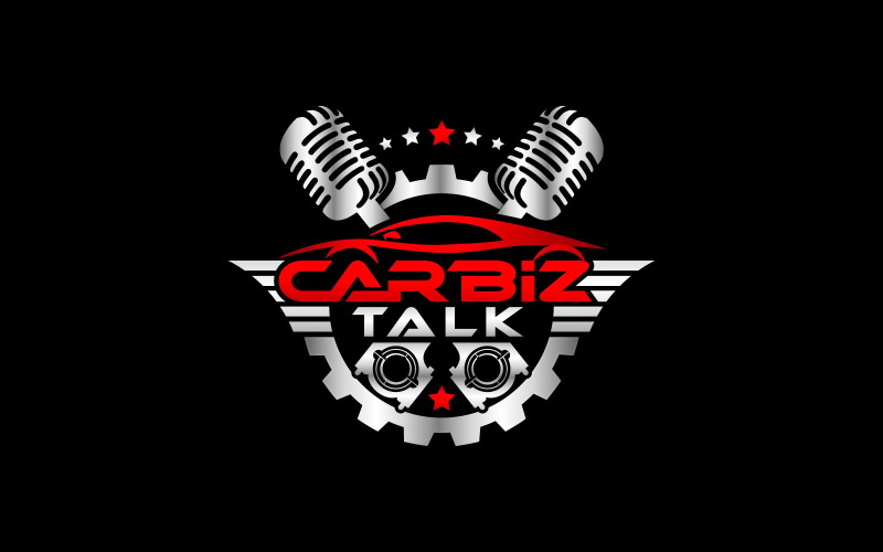 Automotive Car Business Talk Podcast Logo Logo Template
