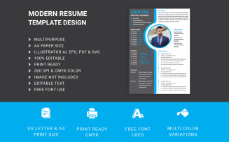Innovative Creative Resume Template Design – Impress Employers Instantly