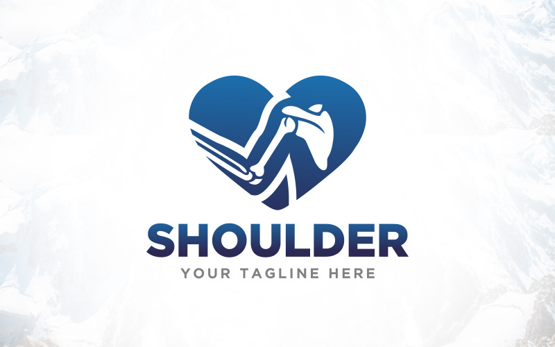 Shoulder Medical Surgery Orthopedic Logo Design Logo Template