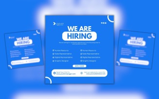 We Are Hiring Candidates Canva Design Template