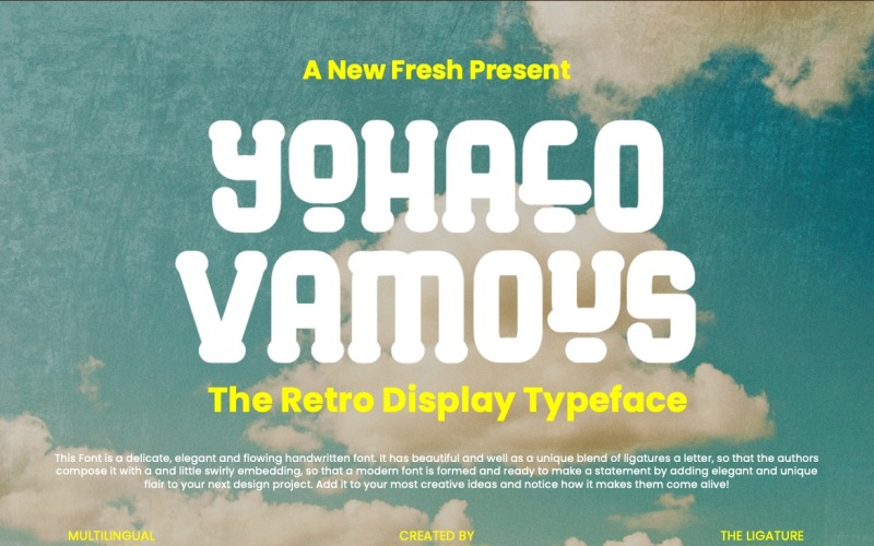 Yohalo Vamous - Retro Display Font
