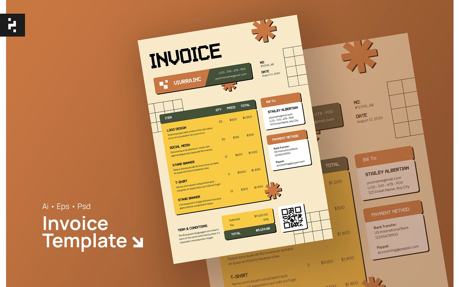 Template #403383 Retro Accounting Webdesign Template - Logo template Preview