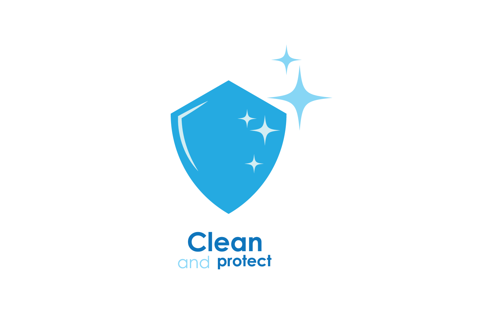 Cleaning logo design vector illustration template