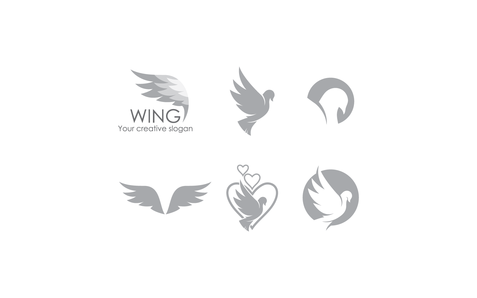 Design vetorial de ilustração do logotipo Dove