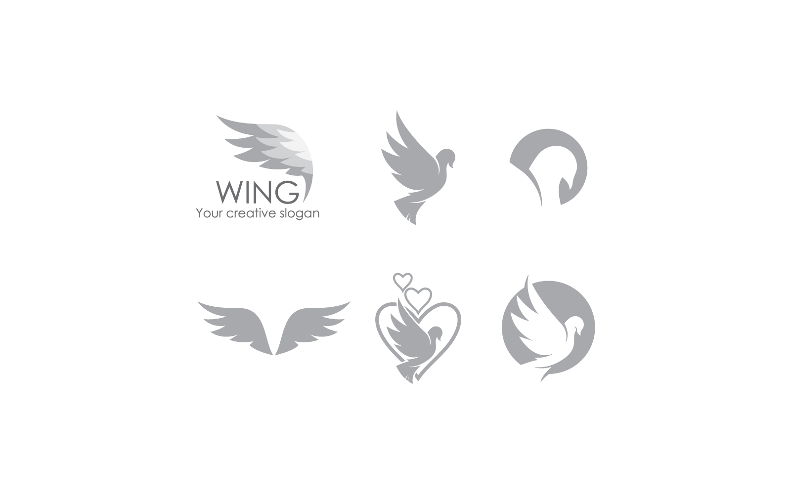 Duif logo illustratie vector ontwerp