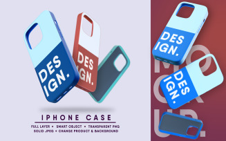 Iphone Case Mockup I Easy Editable