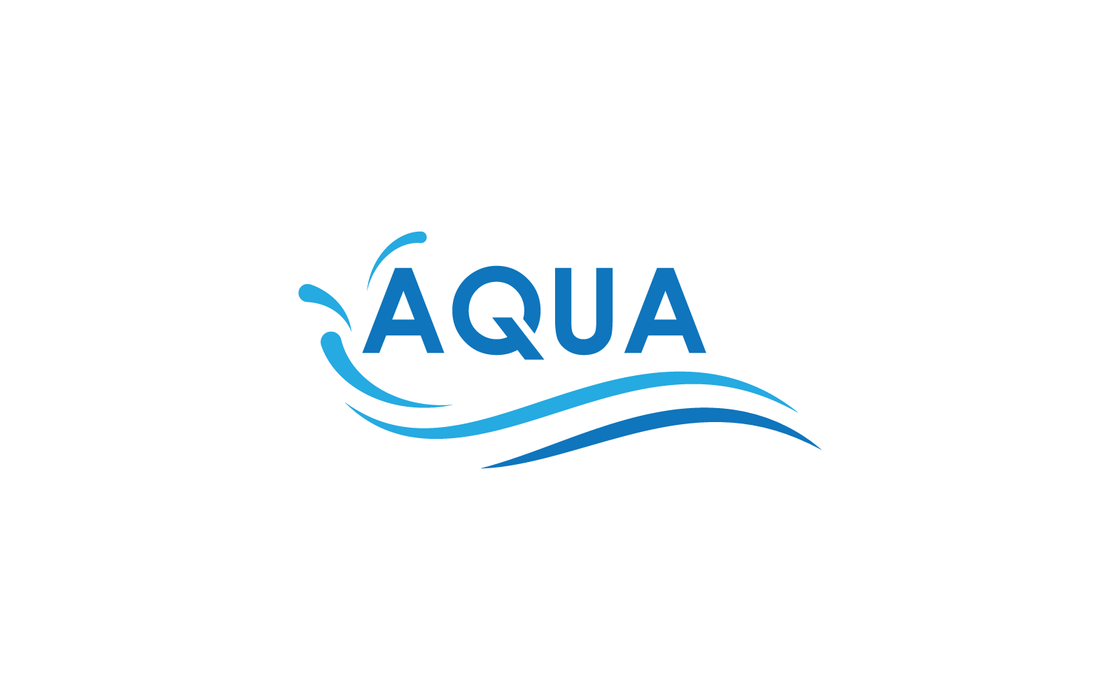 Modèle d&amp;#39;icône de logo d&amp;#39;illustration de vague d&amp;#39;eau vecteur