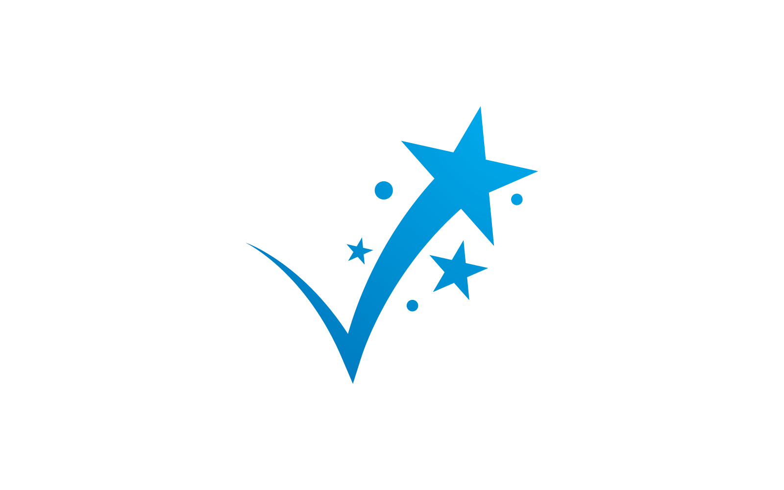 Modelo de vetor de logotipo de ilustração de design estrela