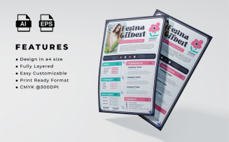 Resume and CV Template Design 03