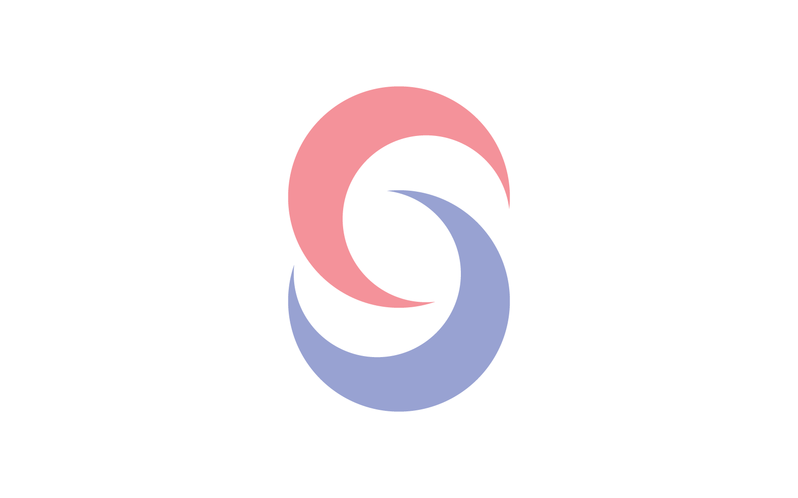 Vector de diseño plano del icono del logotipo de la letra S