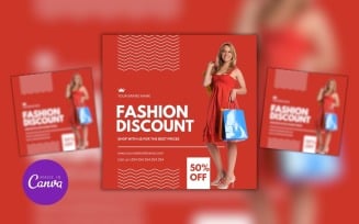 Fashion Discount Sale Design Template