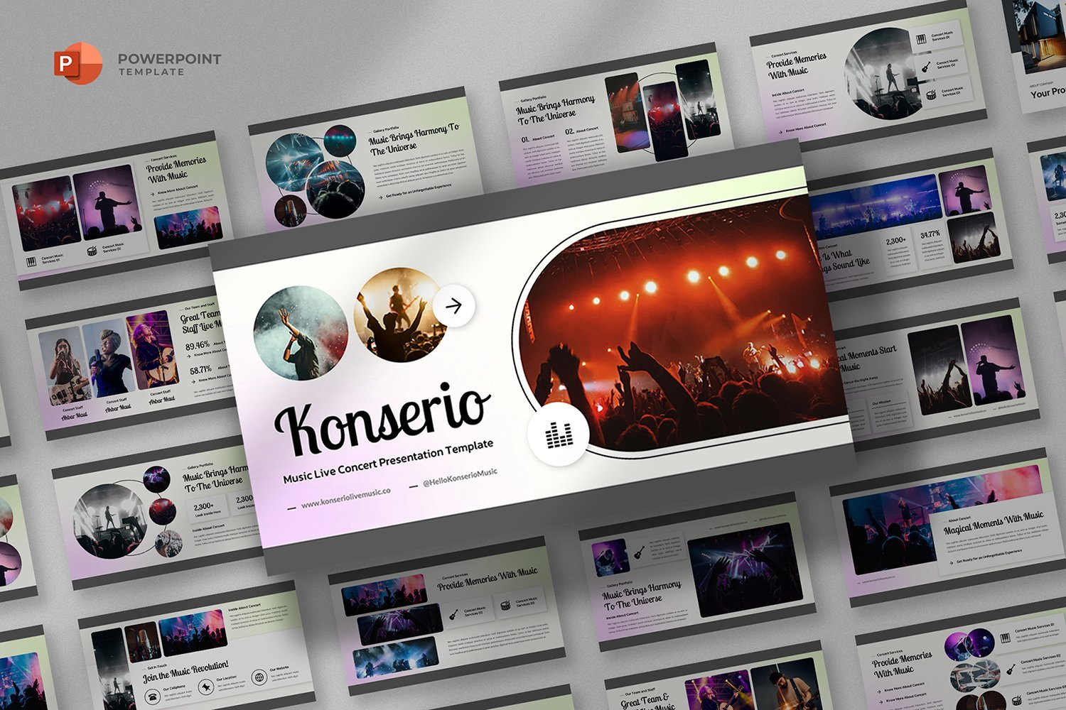 Kit Graphique #403563 Club Concert Web Design - Logo template Preview