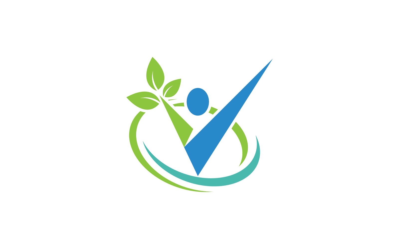 Diseño vectorial del logotipo de personas de ilustración de vida saludable