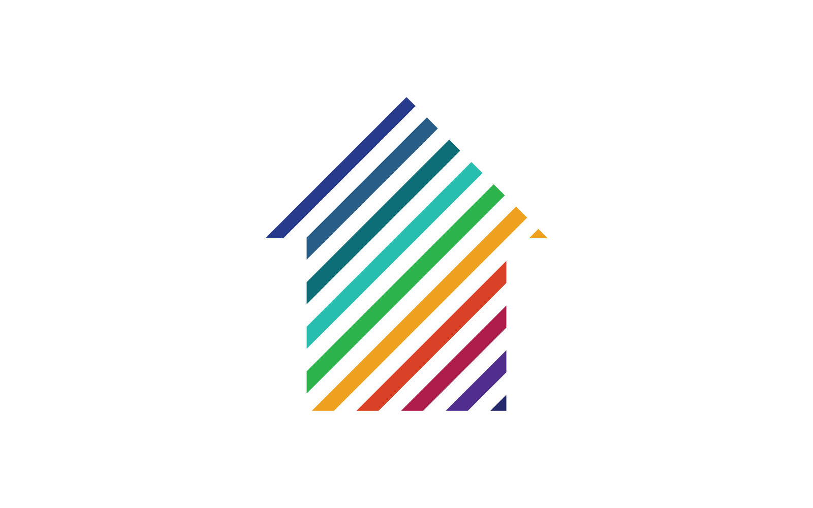 Geschäftsvektorvorlage für das Paint House-Logo-Symbol