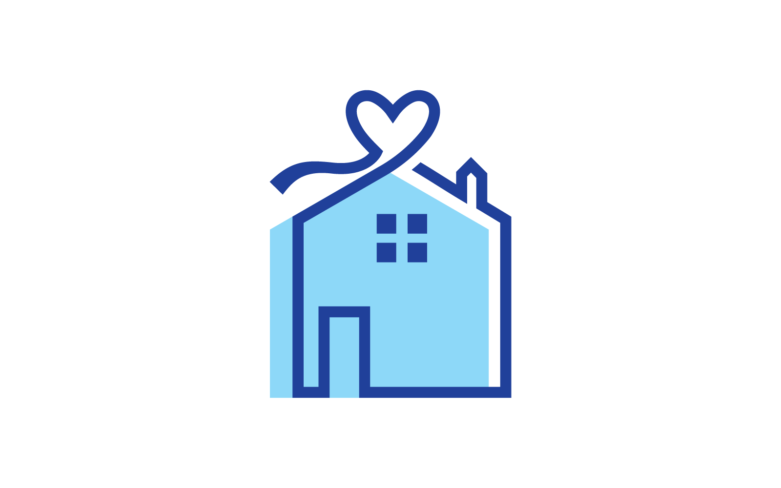 House gift logo vector illustrations design