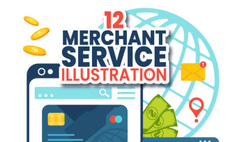 12 Merchant Service Illustration