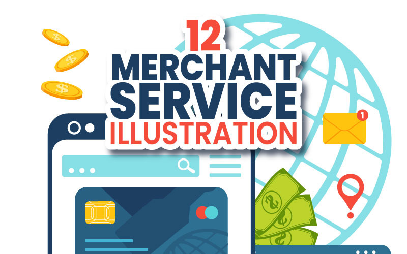 12 Merchant Service Illustration