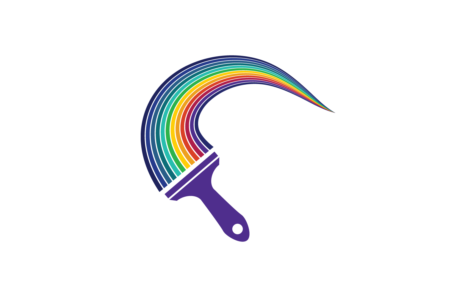 Paint House ikona logo wektor biznes szablon wektora