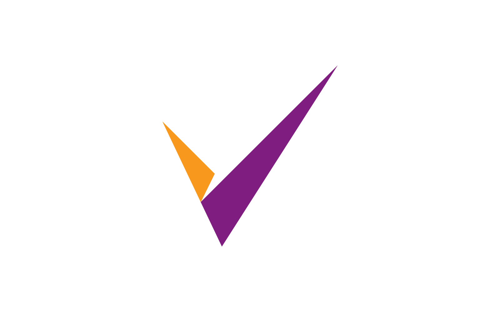 V Letter illustration logo template design