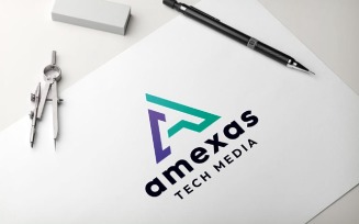 Amexas Letter A Logo Template
