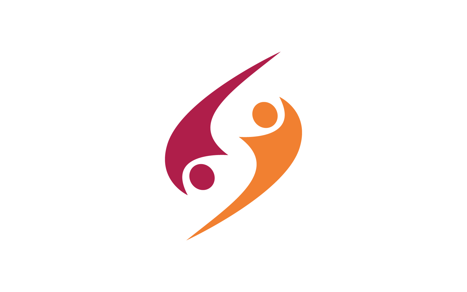 Diseño de comunidad, red y vector de logotipo social.