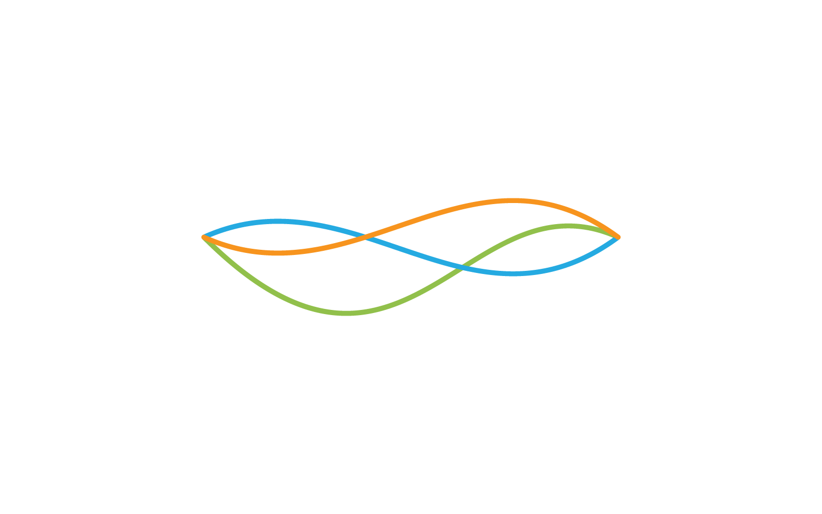 Sound wave illustration music logo vector template